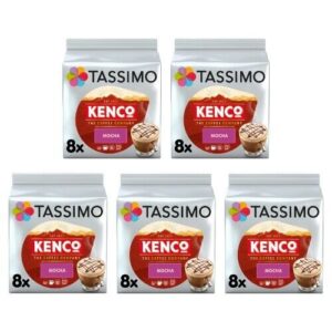 Tassimo Kenco Mocha Pack of 5 (Total of 40 Coffee Pods)